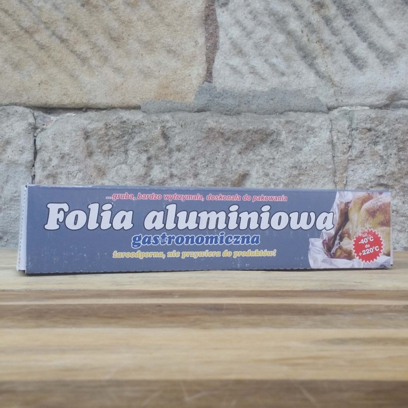 Folia aluminiowa z nożem
