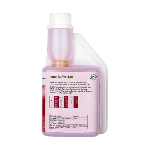 Roztwory buforowe Testo - pH 4.01 / pH 7.0